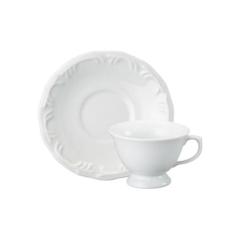 Xícara de Chá Pomerode com Pires de Porcelana Schmidt 200 ml