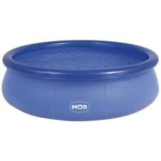 Piscina Redonda Mor Splash Fun, Inflável, 3400 Litros - 1050, Azul
