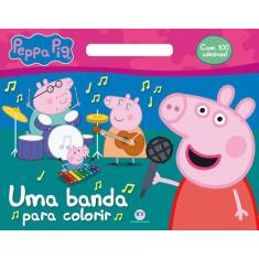Livro - Peppa Pig - Uma banda para colorir