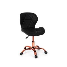 Cadeira Office Eiffel Slim Base Giratória Preta - Rosé