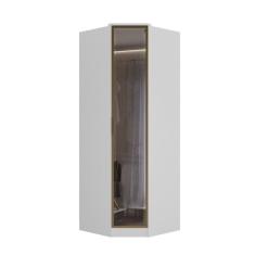 Guarda-Roupa 1 Porta Reflecta Ravi - Canto Branco