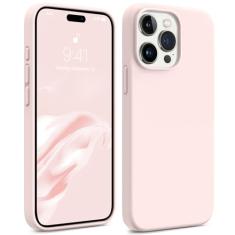 AOTESIER Capa compatível com iPhone 15 Pro, [proteção militar à prova de choque] capa de silicone para celular com [forro de microfibra macio antiarranhões] proteção para câmera e tela de 6,1