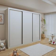 Guarda Roupa Infantil Premium Lili 242cm 3 Portas 6 Gavetas Minastex