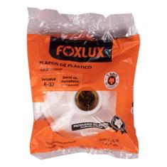 Foxlux Plafon De Plástico Bocal De Porcelana E-27