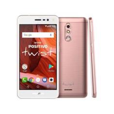 Smartphone Positivo Twist S511 Rosa 16GB Android 7.0 Dual Chip