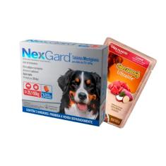 Kit 2 Un Nexgard Antipulgas Cães 25,1 A 50kg C/ 3 + Brinde