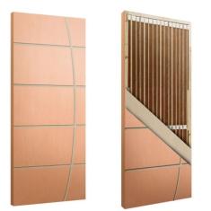 Porta Sarrafeada Frisada HDF de Pinus Friso 23 - JB Paes