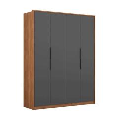 Guarda-Roupa Casal Attore 4 PT 3 GV Amendola e Grafito