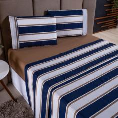 Jogo de Cama Refúgio Casal Percal 180 Fios Algodão Luxo 4 Peças - Suca