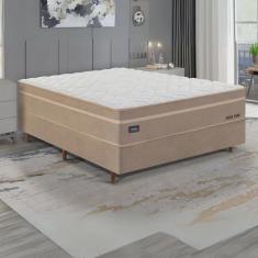 Cama Box Casal Molas Ensacadas Tecnologia Gel Sense, health Protection e Air Flow New York Bege