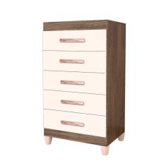 Cômoda Cannes 5 Gavetas Teka Champanhe – Incorplac