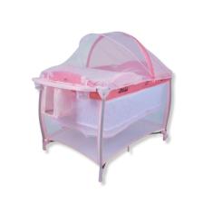 Berço New Aconchego Pink (Rosa) - Burigotto