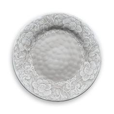 Prato de Jantar Redondo em Melamina Tarhong Cinza