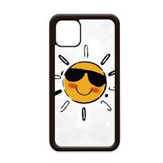 Óculos de sol com ilustração de clima para iPhone 11 Pro Max Capa para Apple Mobile Case Shell