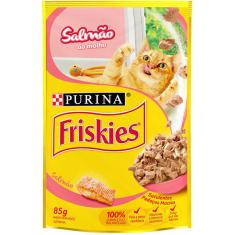 Ração Nestlé Purina Friskies Sachê Salmão ao Molho para Gatos - 85 g