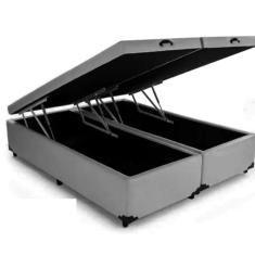 Cama Box Bau Queen Size Com 48Cm De Altura - Reforçado
