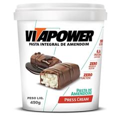 VitaPower Pasta De Amendoim - 450G Press Cream - Vitapower