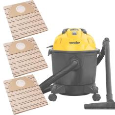 Saco Coletor de Pó Para Aspirador de Pó APV 1218 Com 3 Peças Vonder