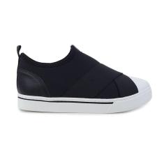 Tênis Feminino Via Marte Casual Tecido Preto - 016010-Feminino