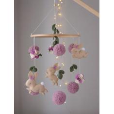 Móbile de Berço - Feltro Encantado da Marii 