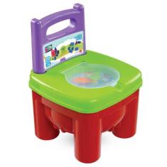 Brinquedo educativo Cadeira Brinkadeira Tic-Tac MK240 DISMAT 20 Peças 