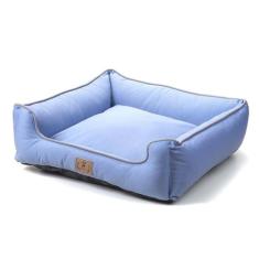 Cama Índigo Blue para Cachorro e Gato Pet - Bichinho Chic, Cinza, G