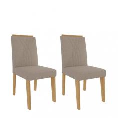 Conjunto 2 Cadeiras Nicole 100  MDF Cimol