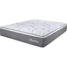 Colchão Casal Molas Ensacadas E Pillow Top De Espuma Viscoelástico 138x188x27cm Smart Spring - bf Colchões