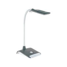 Luminária De Mesa Led Taschibra Flex Articulável 6500k Cinza