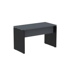 Mesa Para Escritório Retangular 120cmx60cm P25 Grafito-preto