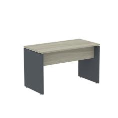 Mesa Para Escritório Retangular 120cmx60cm P25 Nogueira Casablanca-branco