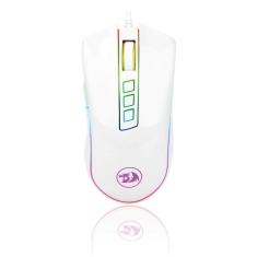 Mouse Gamer Cobra Redragon M711w Chroma Lunar White PIXART PMW3325