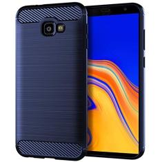 Capa para Samsung Galaxy J4 Prime, sensação macia, proteção total, anti-arranhões e impressões digitais + capa de celular resistente a arranhões para Samsung Galaxy J4 Prime
