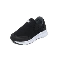 Tênis Bebê Via Vip REF: VV1072B - Preto - Unissex - Bebês aprendendo a caminhar