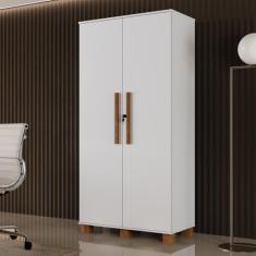 Armário para Escritório Multiuso 2 Portas com Chave 100% MDF Dacar - C