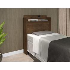 Cabeceira box Solteira Thayna Malbec 88 cm - Framar Móveis