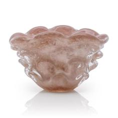 Vaso Em Cristal Murano Rosa - São Marcos