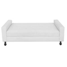 Recamier Calçadeira Sofá Dona 1,95 cm King Size Baú Quarto Sala materi