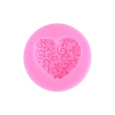 Molde de silicone coracão