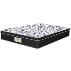 Colchão Casal Gazin Lumier Molas Bonel 1,38x1,88x0,20 Preto - GAZIN CO