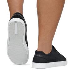 Tenis Casual Masculino Sapatênis Leve e Confortável Sola Reta Costurad