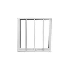 Janela de Alumínio Máximo-ar 60x60cm com Grade e Vidro Mini Boreal Soft Mgm Branco