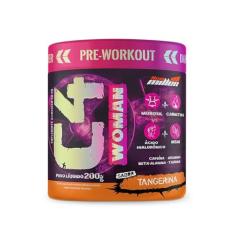 C4 Woman Sabor Tangerina 200g - New Millen Pré Treino