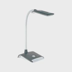 Luminária de Mesa Led Taschibra Flex Articulável 6500K Cinza