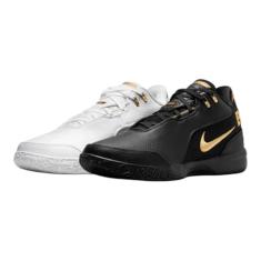 Tênis de basquete Lebron NXXT Gen AMPD (FJ1566-103, branco/preto/dourado), Branco/Preto/Ouro, 41