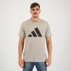 Camiseta Adidas Essentials Logo Cinza, G