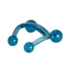 Acte, Massageador Manual 4 Esferas Polipropileno para Alívio de Tensão e Relaxamento T152-AZ, Azul