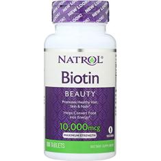 Biotina 10.000 mcg Natrol 100 Tabletes - Importado