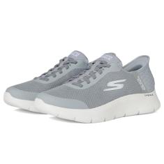 Skechers Tênis masculino Go Walk Flex-Free Hands 2, Cinza, 42