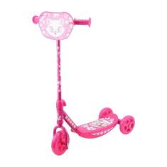 Patinete Infantil Para Meninos Preto Com 3 Rodas Ytt-07Ro-Lx - Lotus